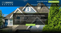 Desktop Screenshot of ctchimneyrepair.net